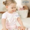 Bộ ngắn tay cổ tròn  nơ ngực bé gái - SVS1304BG