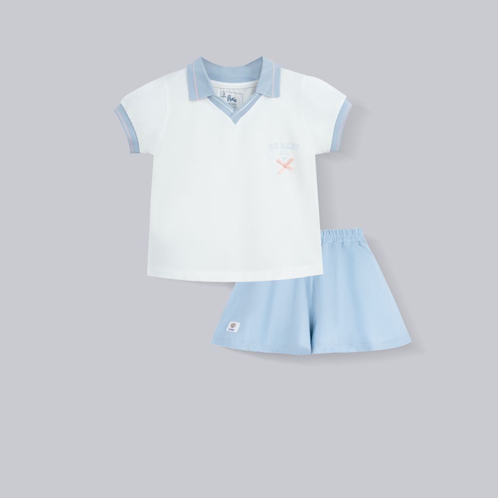 Bộ ngắn tay Polo cổ V - PPN130601