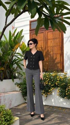 SƠ MI COTON TUYẾT TIM ĐẮP ĐEN