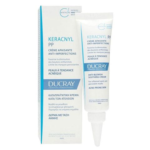 Kem dưỡng giảm mụn viêm, mờ vết thâm KERACNYL PP+ ANTI-BLEMISH CREAM DC02