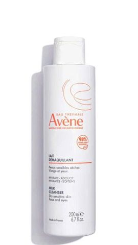 Sữa rửa mặt cho da khô làm sạch dịu nhẹ bụi bẩn và lớp makeup GENTLE  MILK CLEANSER AV18