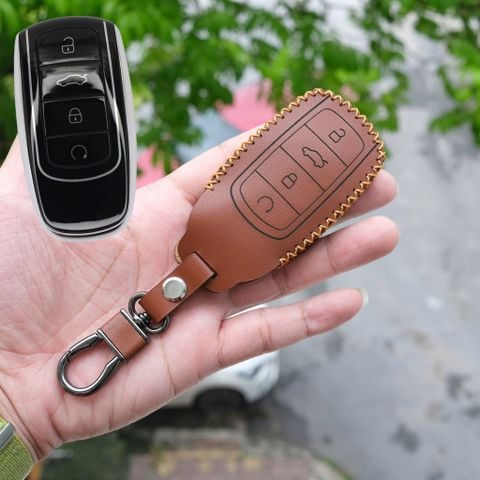  Bao da chìa khoá JAECOO, OMODA, JEACOO handmade da thật 