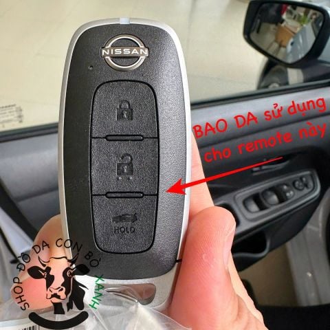  Bao Da Chìa Khoá Nissan 2025, Nissan Almera 2025 Handmade Da Thật 004 