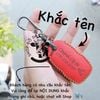 Bao da chìa khoá Vinfast VF6 VF7 VF8 VF9 2026 2027 phom chìa mới handmade da thật 004b