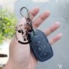 Bao da chìa khoá Vinfast VF6 VF7 VF8 VF9 2026 2027 phom chìa mới handmade da thật 004b