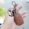 Bao da chìa khoá Vinfast VF6 VF7 VF8 VF9 2026 2027 phom chìa mới handmade da thật 004b
