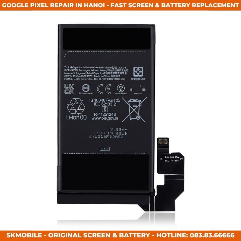 Thay Pin Google Pixel 6, 7, 8, 9, Fold Chính Hãng - Giá Tốt 2026
