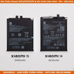 Sửa Chữa Xiaomi 15/14/13/12/11/10 & Mix Fold | Màn Hình - Pin - Mặt Kính