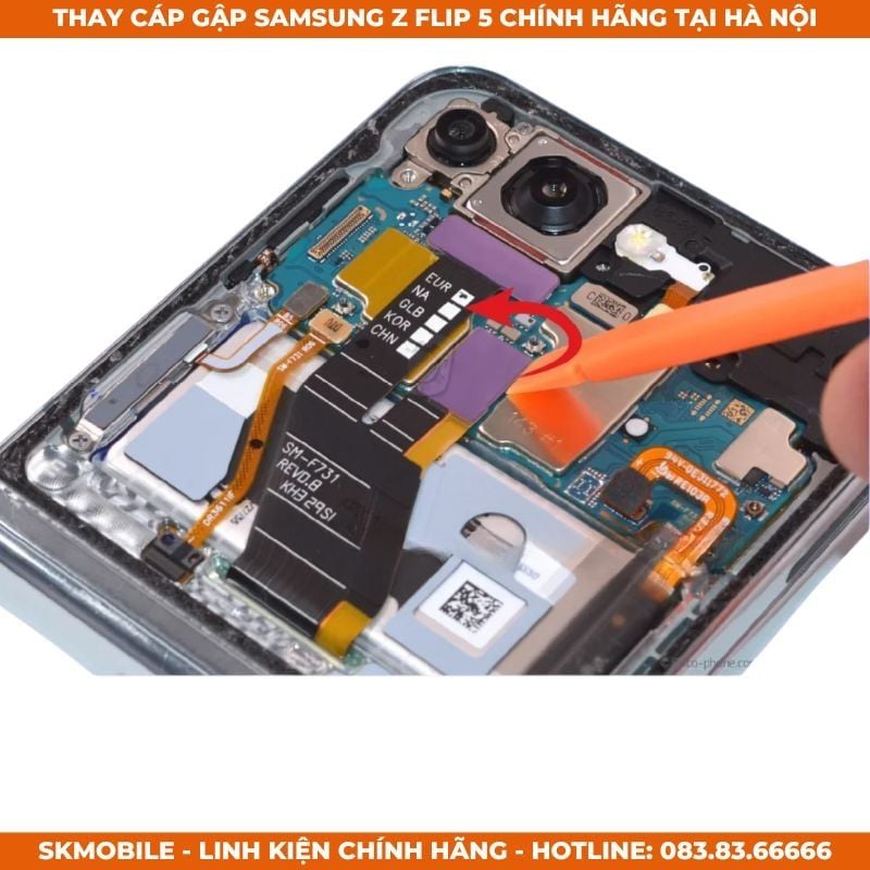 Sửa Cáp Gập Samsung Z Flip 5 Sập Nguồn, Mất Loa | Giá Tốt 2026