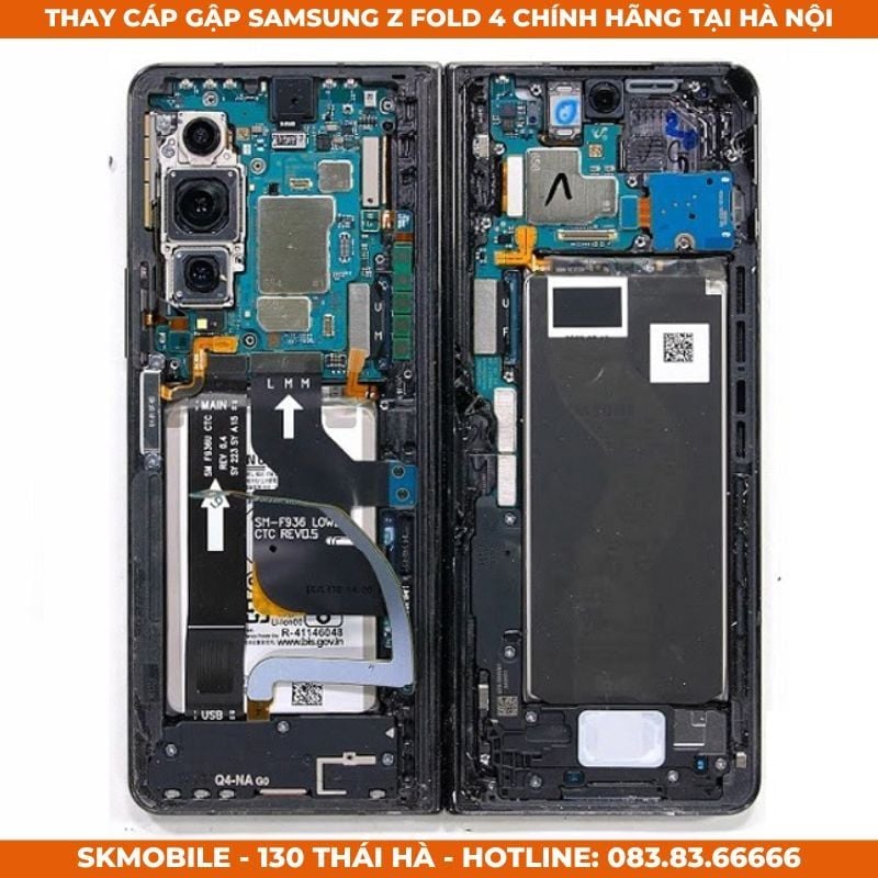 Sửa Cáp Gập Samsung Z Fold 4 Mất Wifi, Âm Thanh, Hiển Thị | BH 12T
