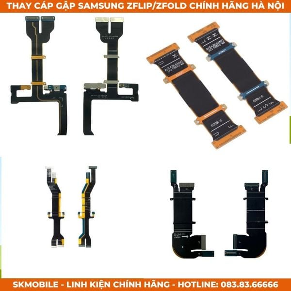 Sửa Lỗi Cáp Gập Samsung Z Fold/Flip 3-6: Wifi, Loa, Màn Hình - SKM
