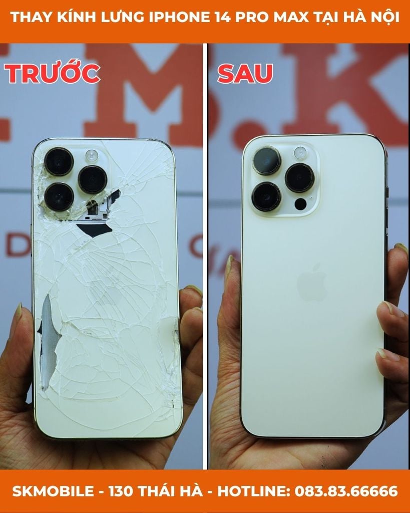 Bảng Giá Thay Kính Lưng iPhone Tổng Hợp (17/16/15...8 Plus) | Update 2026