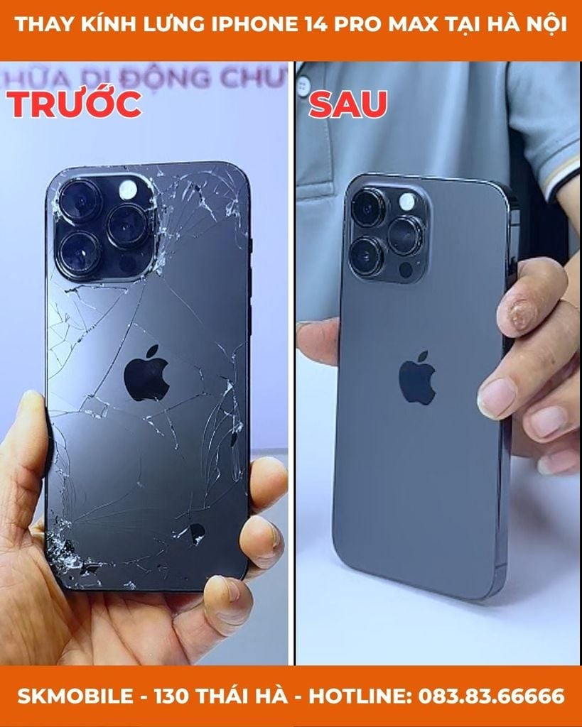 Bảng Giá Thay Kính Lưng iPhone Tổng Hợp (17/16/15...8 Plus) | Update 2026