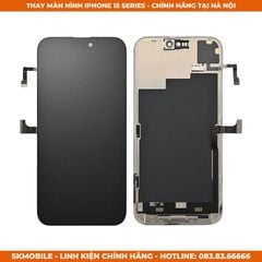 Thay Mặt Kính iPhone 15, 15 Plus Chính Hãng - BH 24 Tháng