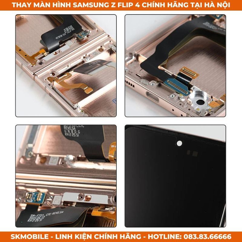 Thay Màn Hình Samsung Z Flip 4 Chính Hãng Full Khung | Giá Tốt 2026