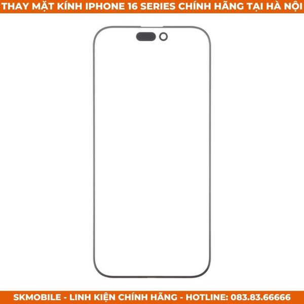 Thay Mặt Kính iPhone 16 Pro, 16 Pro Max Chính Hãng - BH 24 Tháng