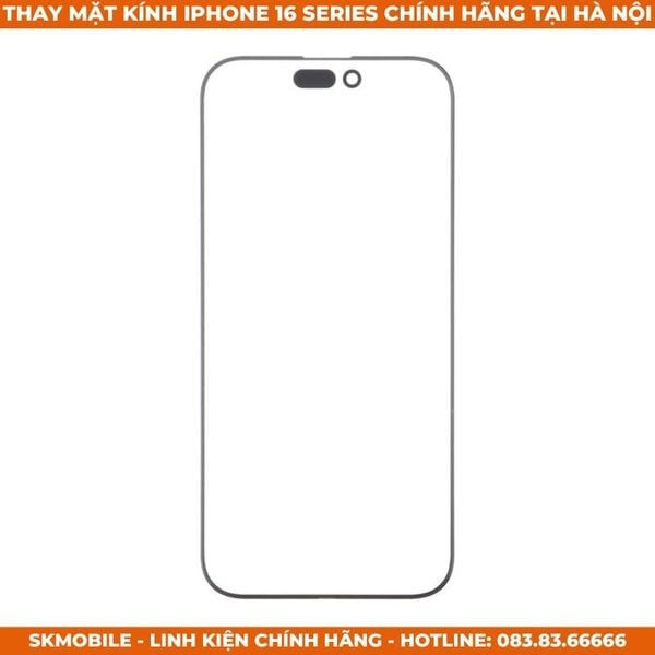 Thay Mặt Kính iPhone 16, 16 Plus Chính Hãng Foxconn - BH 24 Tháng