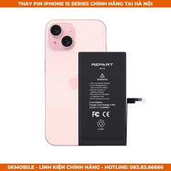 Thay Pin iPhone 15 Pro Max/Plus/Pro | Pin Zin Bóc Máy & Chuẩn Hãng