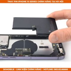 Thay Pin iPhone 15 Pro Max/Plus/Pro | Pin Zin Bóc Máy & Chuẩn Hãng