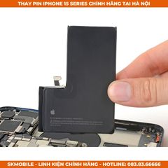 Thay Pin iPhone 15 Pro Max/Plus/Pro | Pin Zin Bóc Máy & Chuẩn Hãng