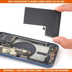 Thay Pin iPhone 15 Pro Max/Plus/Pro | Pin Zin Bóc Máy & Chuẩn Hãng