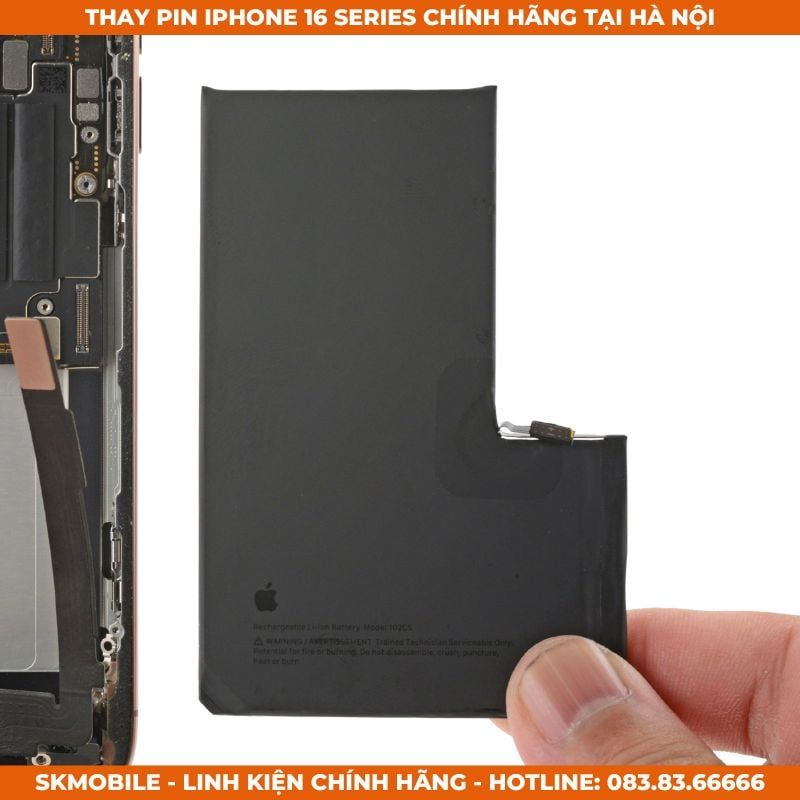 Thay Pin iPhone 16 Pro Max/Pro/Plus | Pin Bóc Máy & Chuẩn Hãng