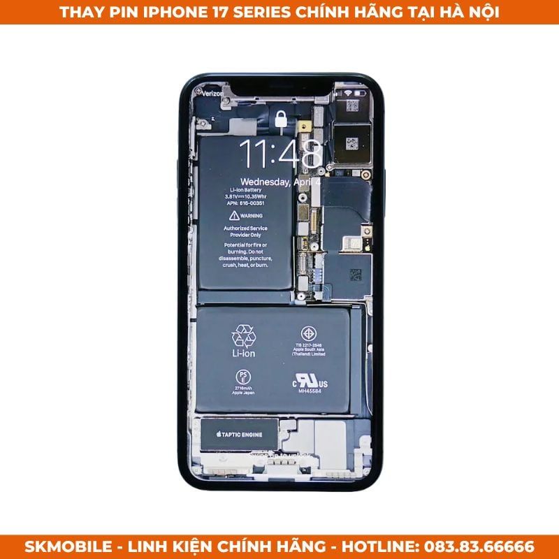 Thay Pin iPhone 17 Pro Max/Pro/Air | Độc Quyền Pin Zin Bóc Máy