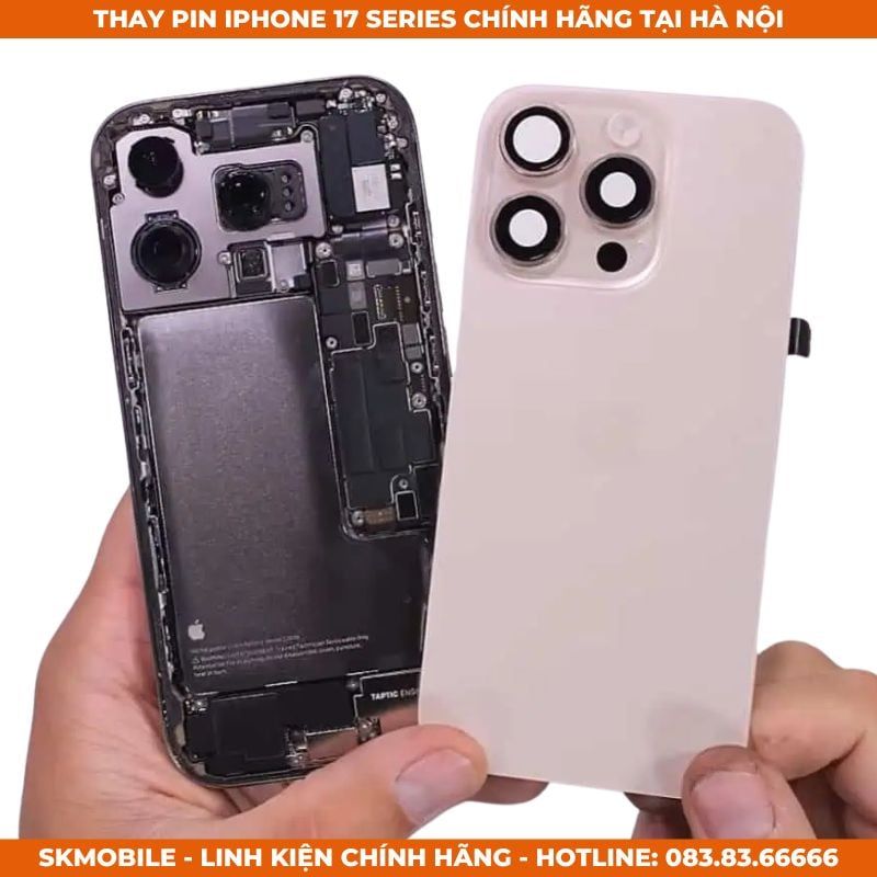 Thay Pin iPhone 17 Pro Max/Pro/Air | Độc Quyền Pin Zin Bóc Máy