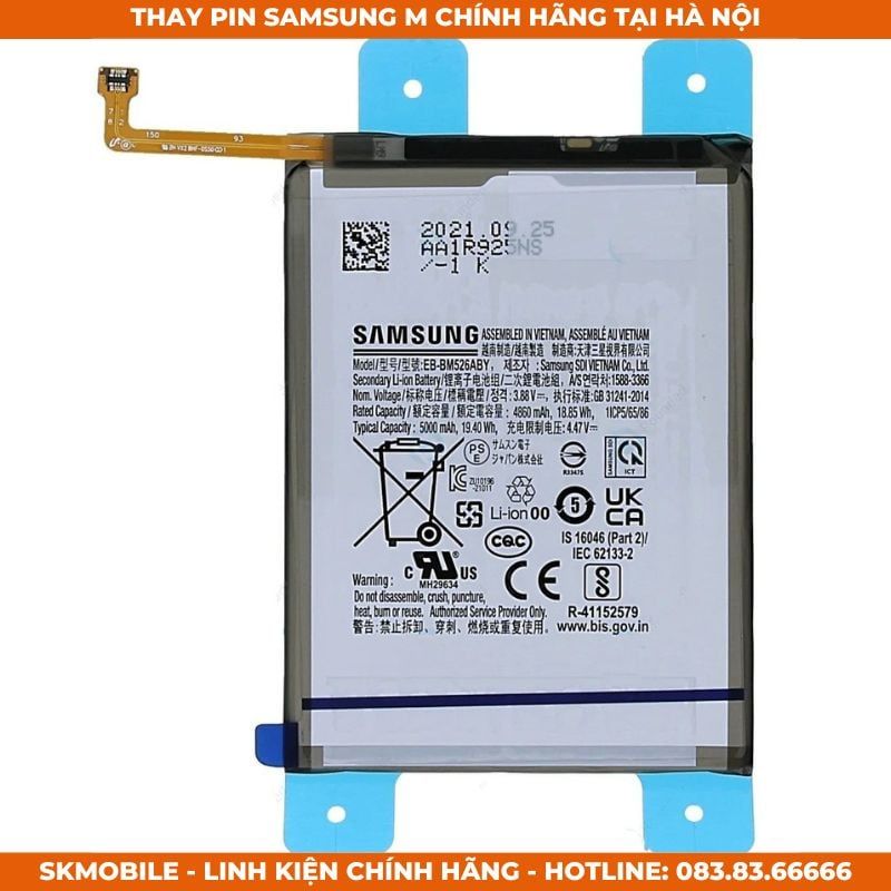 Thay Pin Samsung M Series (M51/M52/M53/M54/M55/M62) Chính Hãng | Giá Rẻ