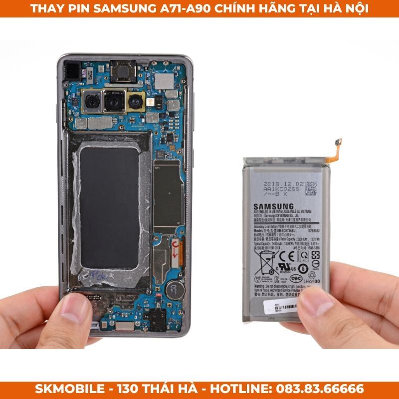 Thay Pin Samsung S8, S9, S10 Chính Hãng | BH Cả Phồng Pin - Lấy Ngay