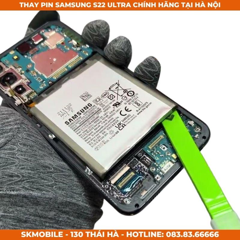 Thay Pin Samsung S21, S22 Ultra, Plus Chính Hãng | BH Cả Phồng Pin