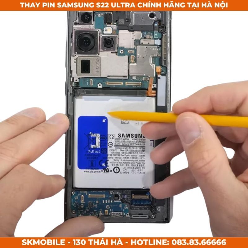 Thay Pin Samsung S21, S22 Ultra, Plus Chính Hãng | BH Cả Phồng Pin
