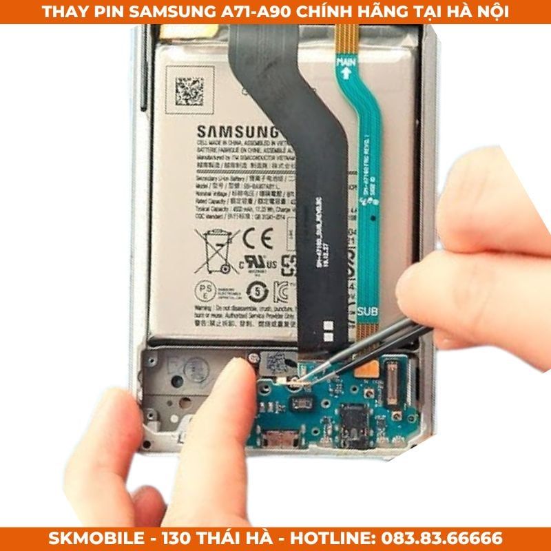 Thay Pin Samsung A71, A72, A73, A90 Chính Hãng | BH Cả Phồng Pin