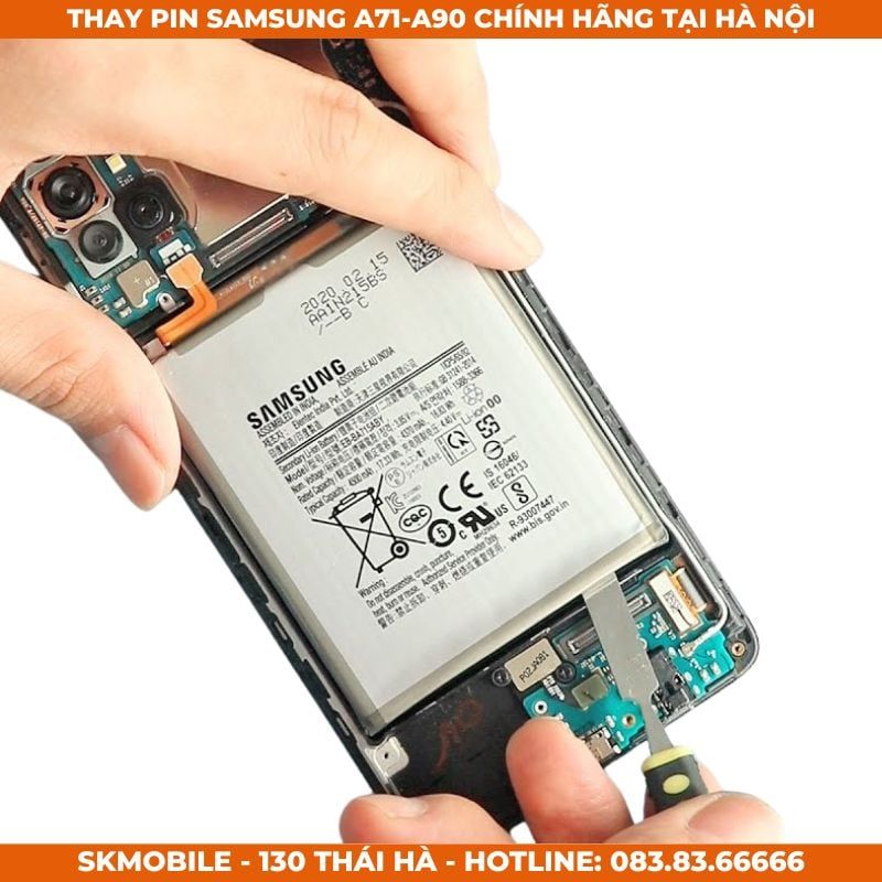 Thay Pin Samsung A71, A72, A73, A90 Chính Hãng | BH Cả Phồng Pin