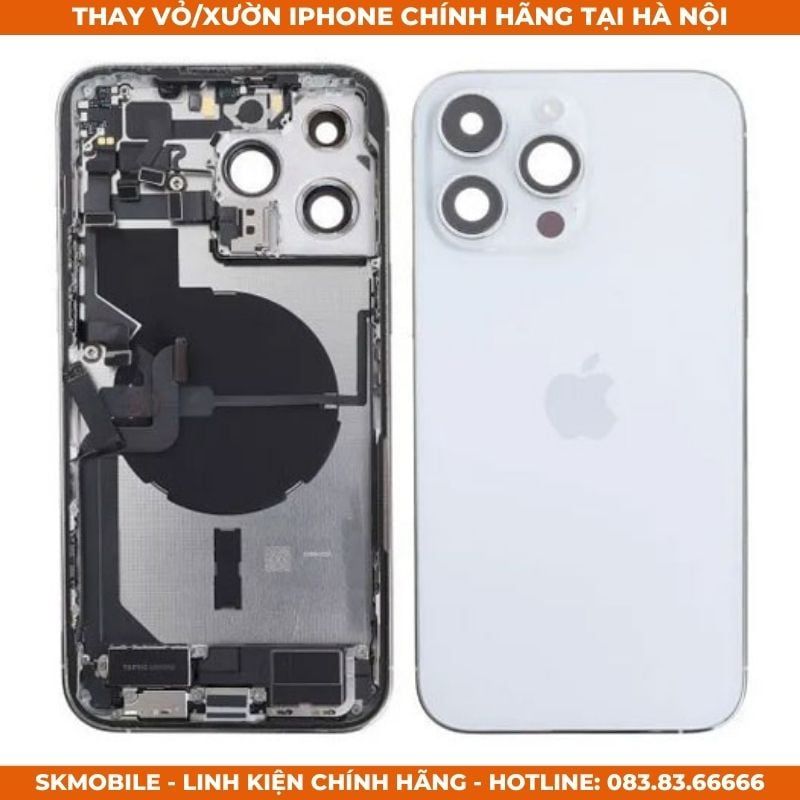 Thay Vỏ iPhone 15/14/13/12 Series | Vỏ Zin - Giữ Áp Suất - Xem Trực Tiếp