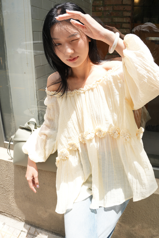 Rosy swing blouse - Hồng