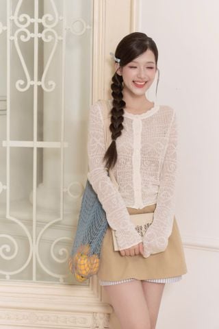 Áo khoác len Macy knit cardigan - Đỏ