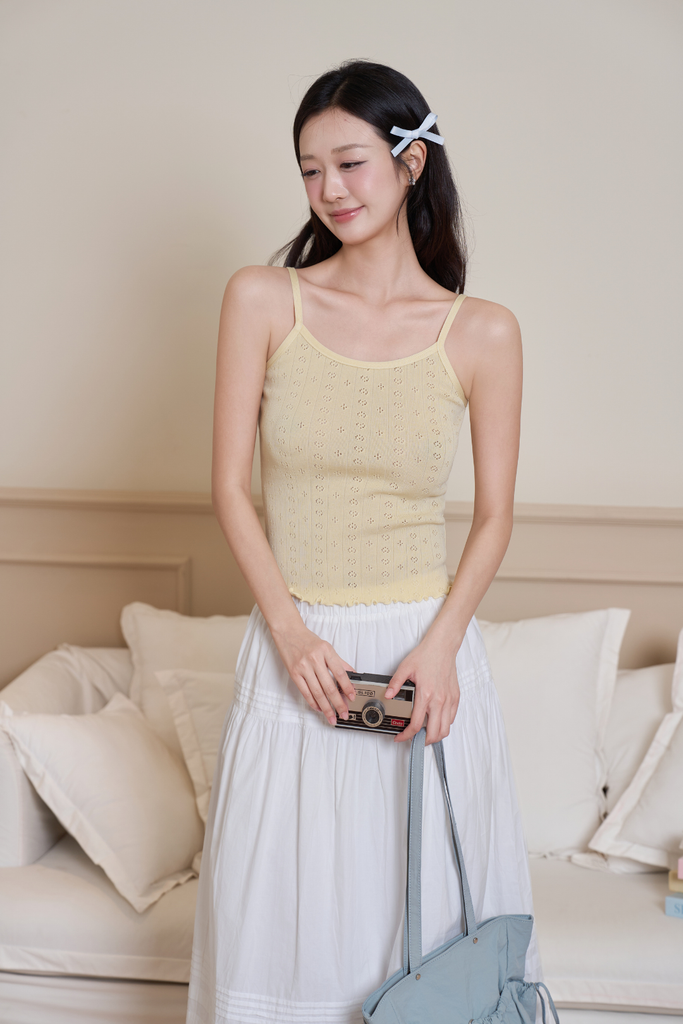 Áo dây len Rosy knit cami