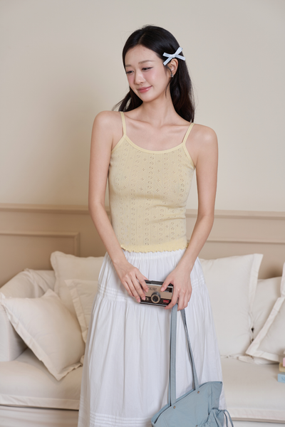 Áo dây len Rosy knit cami