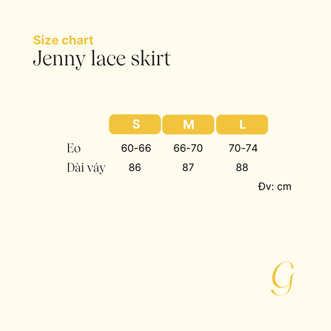 Chân váy Jenny lace skirt