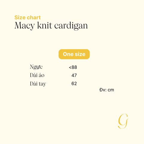 Áo khoác len Macy knit cardigan - Pink