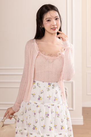 Set áo len Josie - Hồng
