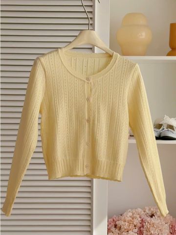 Áo khoác len Beatrice knit cardigan (không bao gồm áo dây Rosy) - Hồng