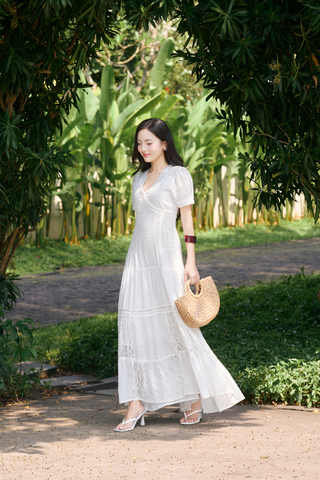 Đầm cotton dài Isabella DAM001