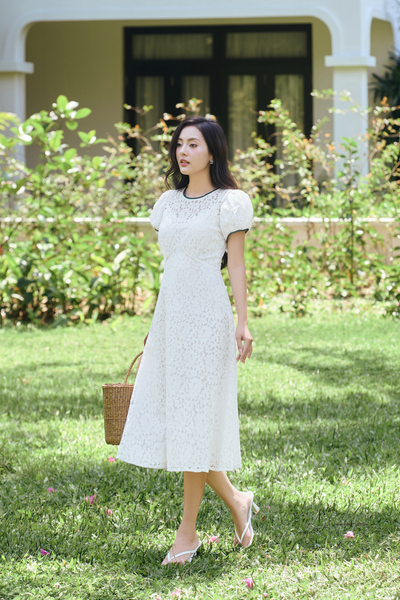 Đầm ren Julie DAM200 - Hồng