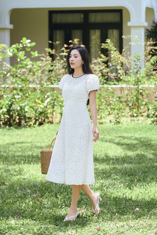 Đầm ren Julie DAM200 - Hồng