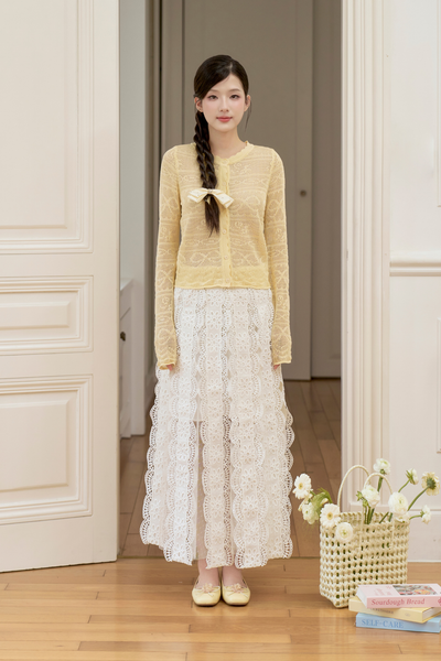 Áo khoác len Macy knit cardigan - Yellow