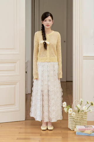 Áo khoác len Macy knit cardigan - Yellow