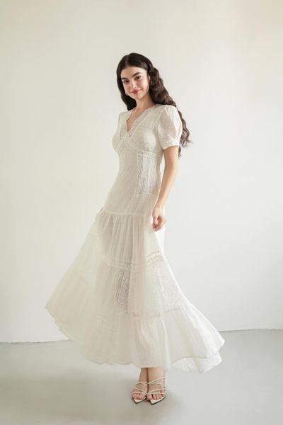 [Pre-order] Đầm Isabella maxi - Hồng