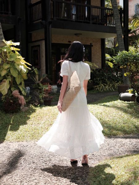 Đầm cotton dài Isabella DAM001